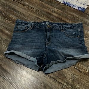 Jean shorts size 18 mossimo
